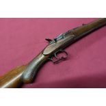 Belgium 9mm single barrel shotgun with trapdoor action, serial no. NVN (shotgun certificate