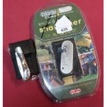 As new ex shop stock Blade Tech classic knife sharpener and pouch, and a small single bladed