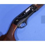 Webley & Scott 12 bore semi auto shotgun with 27 1/2 inch barrels, 14 1/2 inch pistol grip stock,