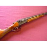 Baikal 12 bore side by side shotgun with 28 1/2 inch barrels, serial no. X16899 (shotgun certificate