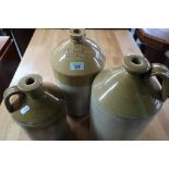 Price CX Bristol, stoneware flagon, stamped T N Gilbert of Leicester 494, Govancroft Potteries of