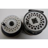 Hardy Brothers Alnwick "The Viscount 130" 3 3/4in Trout fishing reel with spare spool in Hardy