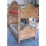 3ft pine bunk beds, with carved head and footboards (can convert back to two single 3ft beds)