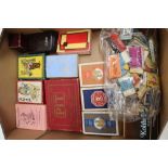 Collection of vintage card games, Happy Families, Snap, etc, advertising playing cards for