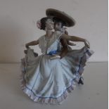 Large Lladro figure group of two Flamenco Dancers, impressed 5416 H-18 JU, (H29cm)