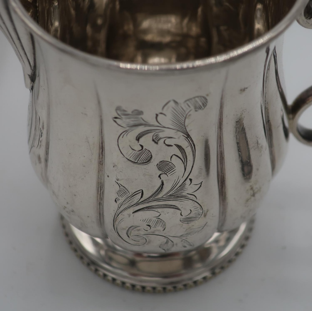 Early 20th C golden oak cigarette box with plated mounts, four plated napkin rings and two similar - Image 3 of 5