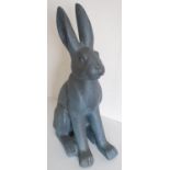 Large composition model of a seated rabbit (height 57cm)