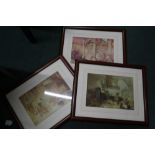 Three framed Russell Flint prints (53.5cm x 43cm including frames)