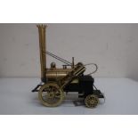 Waco radio modeled as George Stephenson's rocket (22cm x 24cm)