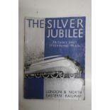 "The Silver Jubilee" Britain's first streamline train booklet and timetable with lunch menu, etc