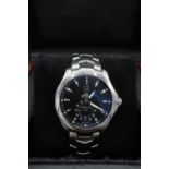 Gents Tag Heuer Link Automatic 200 stainless steel wrist watch, with baton numerals, date and