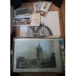 Collection of Postcards incl. RP Scarborough Pageant, York Military Sunday, Teddington Rly. other