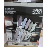 Boxed as new Taylor's Eye Witness Brooklyn Stone knife set