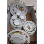 Quantity of Worcester Evesham and other oven to table ware including tureen, ramekin etc