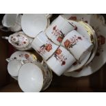 Royal Crown Derby Bali pattern part coffee service