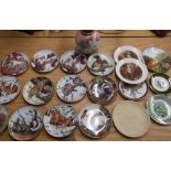 Set of twelve "The Forest Year", collection c.1982, & a pair of "Cries Of London" plates etc