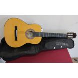 John Hornby Sheures & Co. Ltd "Encore" Model ENC44 six string acoustic guitar, in Ritter case