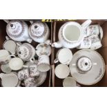 Collection of Wedgwood Kutani Crane pattern tea and dinner ware, with original packaging (approx