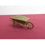 W. Avery & Son of Redditch No602, novelty needle case in the form of a wheelbarrow, with Victorian
