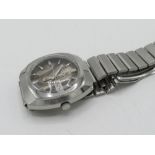 Zodiac automatic wristwatch with day date, stainless steel case on later unmarked stainless-steel