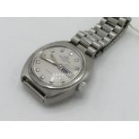 Jaegar Le Coulter Club automatic wristwatch with day date stainless steel case on later stainless