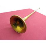 Premier brass horn (length 90.5cm)