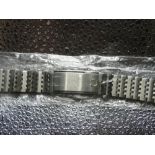 Omega 18mm stainless steel bracelet stamped and numbered ST.1286.249.1.