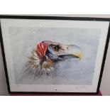 Johnathan Poole: "Vulture", limited edition artist proof print No.2, signed in pencil (59cm x 75cm)