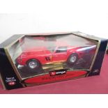 Bburago 1.8 scale special collection diecast model of a Ferrari 250 GTO c.1962, in original box