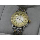 Longines automatic ?Hour Angle Watch?, designed by Col. Charles A. Lindbergh. Stainless steel and