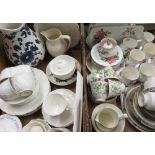 National Trust Portmerion toilet jug and soap dish, a Coalport Country ware part tea service, a