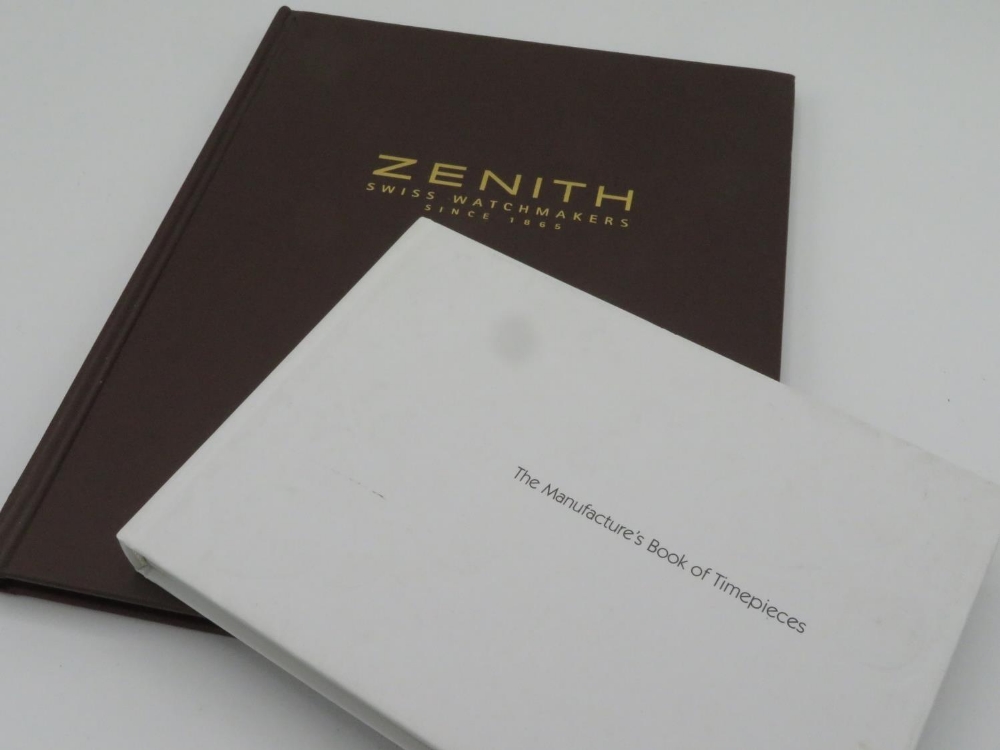 A Zenith watch catalogue and a Jaeger-Lecoultre watch catalogue