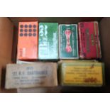 Collection of 287 .22 cartridges of various makers including Eley Club, Remington, ICI, Fiocchi, etc