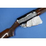 Franchi 12 bore semi auto shotgun with 27 inch barrel and 14 1/4 pistol grip, with certificate of