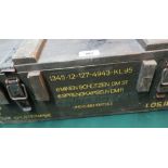 German Splittermine ammo/grenade wooden storage box