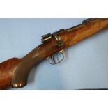Cogswell & Harrison .275 H&H Magnum bolt action rifle, with fixed fore and adjustable rear leaf