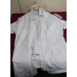 British Royal Navy officers white dress uniform