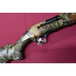 12B Hatsan Escort Magnum semi auto shotgun in woodland camouflage, with 29 inch barrel with choke