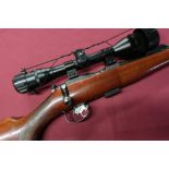 Brno Mod model 2 .22 bolt action rifle with 5 shot tactical magazine barrel screw cut for sound