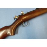 .22 RF Winchester bolt action single shot smooth bore rifle, serial no. SW22155 (section one
