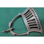 18th C Middle Eastern style iron stirrup