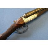 William Evans from Purdey London 12 bore side by side shotgun with 30 inch barrels, choke 1/4 & 1/4,