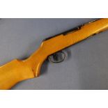 BSA armatic .22 semi auto rifle, barrel screw cut for sound moderator (lacking magazine), serial no.