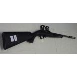 Magtech Model 7022 .22 rifle fitted with sound moderator and scope rings, serial no. EEC174171 (