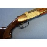Bruno Italian 20B over and under ejector shotgun, with 27 1/2 inch barrels with top and centre