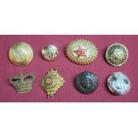 Selection of various assorted military buttons, British and foreign