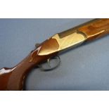 Felix Sarasketa 12B over and under ejector shotgun, with 28 inch barrels with raised vented top rib,