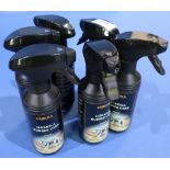 Six new ex-shop stock Harkila rubber care neutral 250ml spray bottles