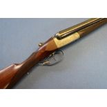 Charles H. Maleham 12 bore side by side ejector shotgun with 29 1/2 inch sleeved barrels, choke 1/