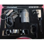 New and unused ex shop stock Tracer LED Ray Tri-Star lamping gun kit in box with charger and